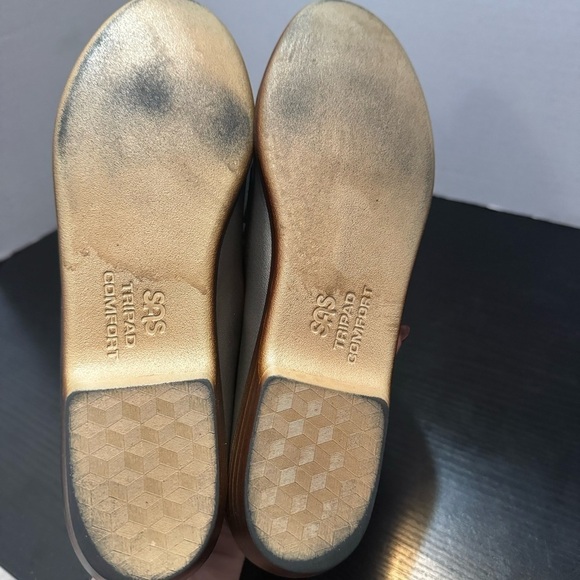 SAS Women’s Pewter Tripad Comfort Leather Slip-on Penny Loafers - Picture 9 of 9